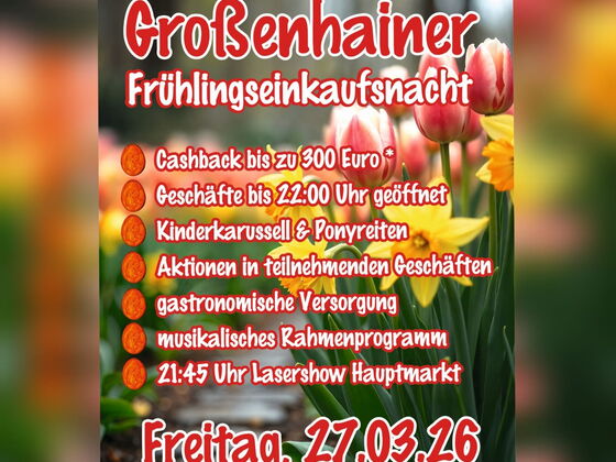 27.03.2026 Großenhainer Frühlingseinkaufsnacht